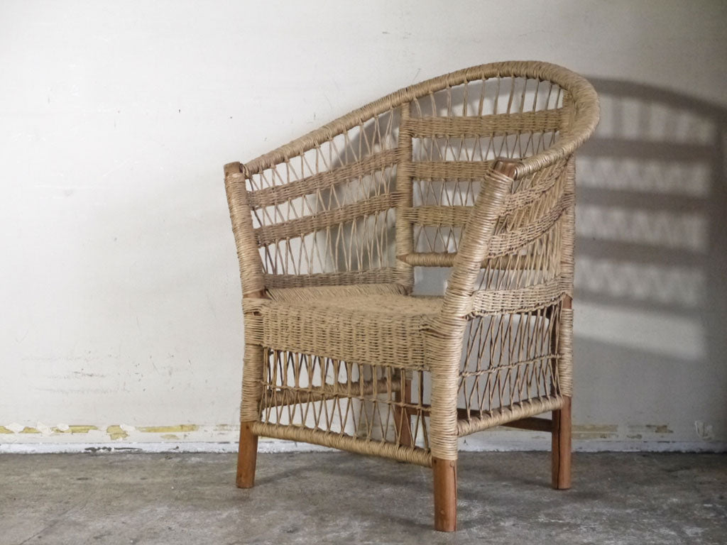 クラフトファニチャー Craft furniture ウォーターヒヤシンス アームチェア ラウンジチェア 中古品 買い取りしました。