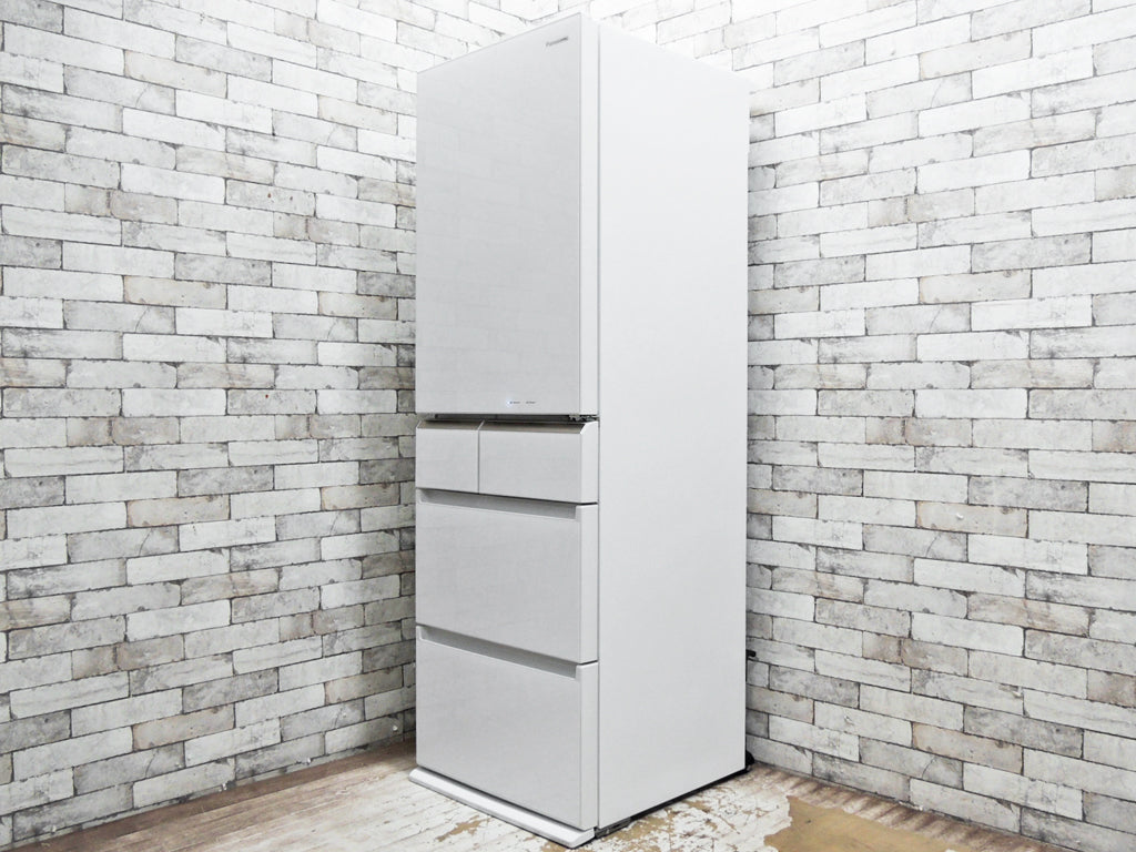 パナソニック Panasonic パーシャル搭載 冷蔵庫 406L NR-E413PV-W 2017年製 ホワイト 中古品 買い取りしました。