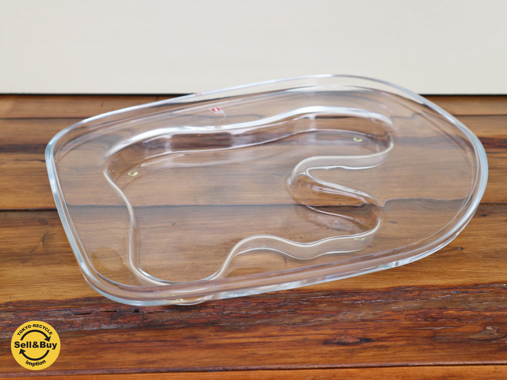 イッタラ iittala アルヴァ・アアルト Alvar Aalto 生誕100周年限定 Model 9770 1998年 ガラス プレート   買い取りしました。