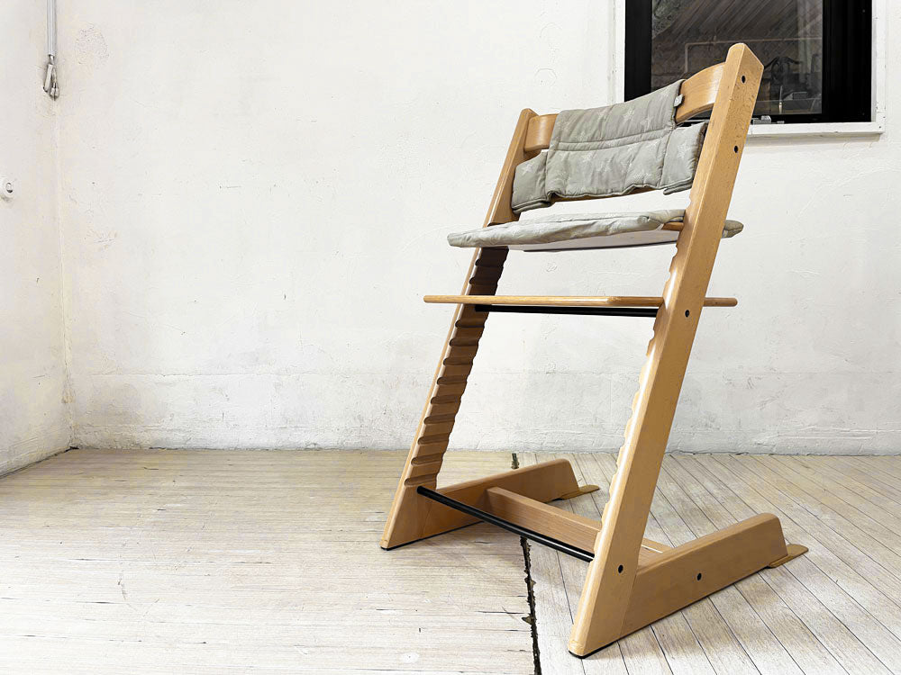 ストッケ STOKKE トリップトラップ TRIPP TRAPP ベビーチェア キッズチェア ナチュラル S/N6～ 専用クッション&延長グライダー付き ノルウェー 北欧家具 中古品 買い取りしました。