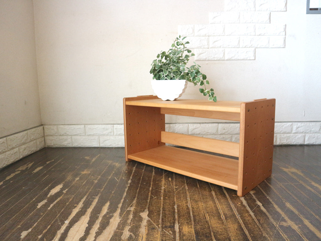 フォルミオ Formio オープンシェルフ SHELF ラック ローボード AVボード ブナ材 オイルワックス仕上げ スタッキング デンマーク 中古品  買い取りしました。