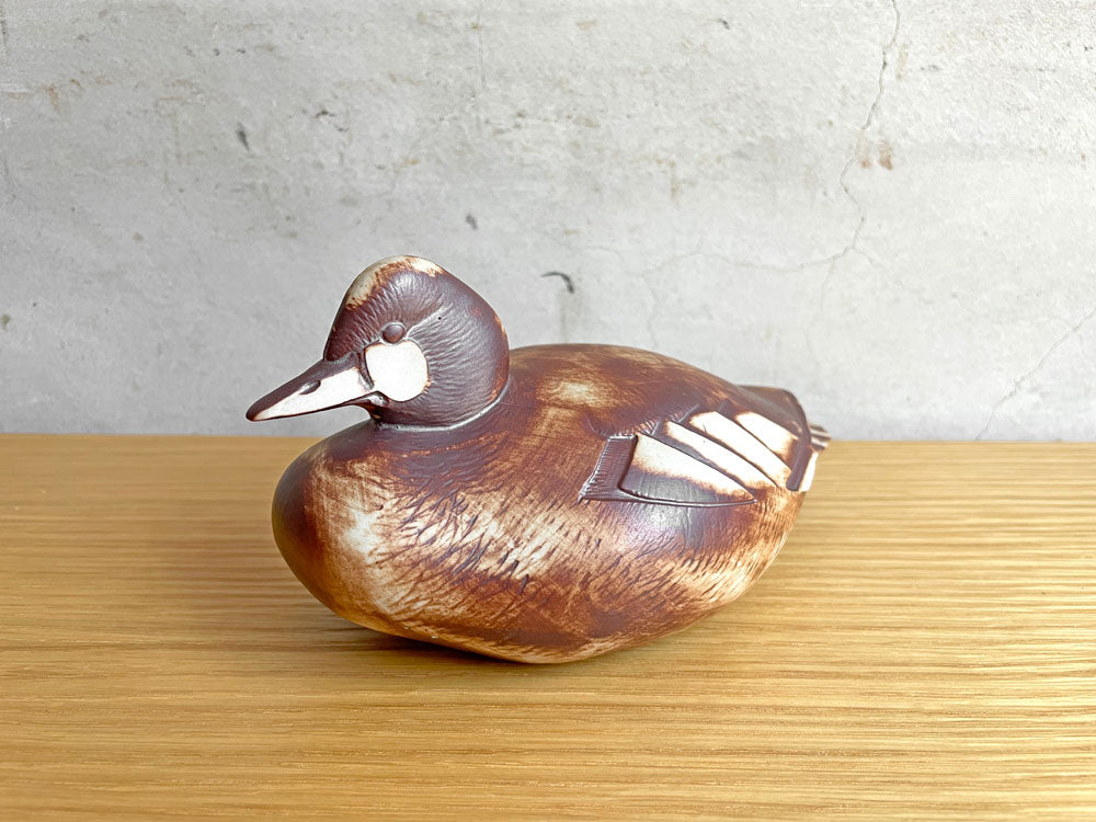 グスタフスベリ GUSTAVSBERG GRA ポール・ホフ Paul Hoffl Archipelagoシリーズ カモのオブジェ  中古品 買い取りしました。
