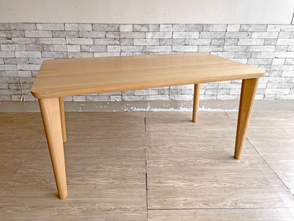 イバタインテリア ibata タモ無垢材 ダイニングテーブル クラフト W140cm 飛騨家具 ナチュラル 中古品 買い取りしました。