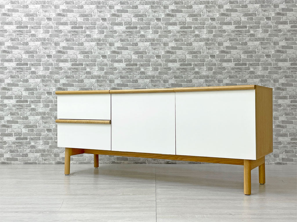 イデー IDEE スティルト サイドボード L STILT SIDEBOARD オーク材 ホワイト W141cm AVボード マリナ・ボーティエ 定価￥99,900- 買い取りしました。
