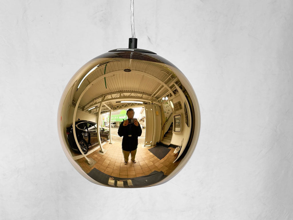 トムディクソン Tom Dixon コッパー Copper Round Pendant 25 ペンダントライト ラウンド ブロンズ　箱付 定価￥70,180- 廃番 展示美品 中古品 買い取りしました。