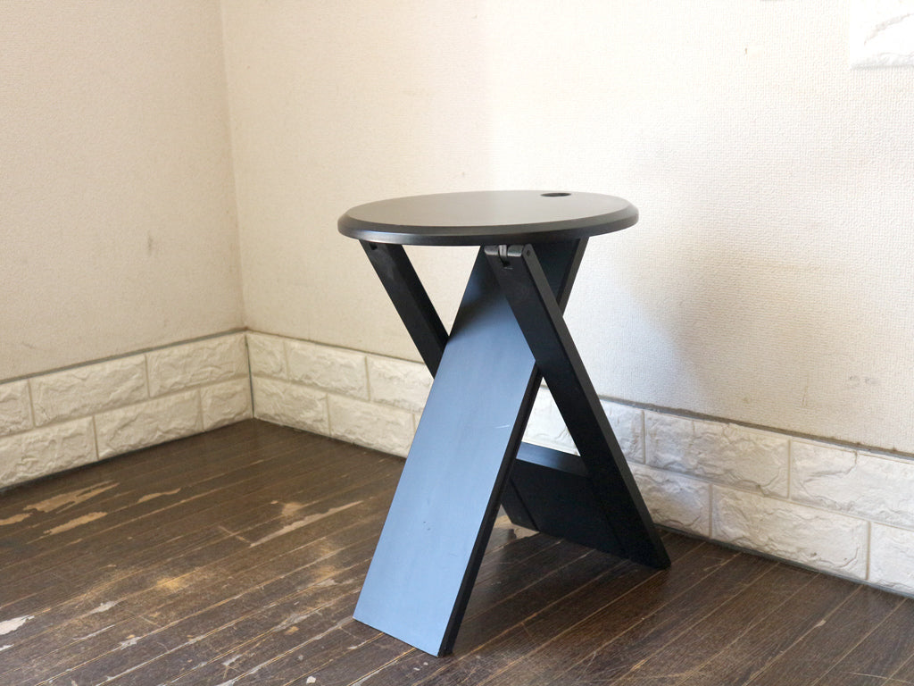 スージースツール Suzy Stool ブラック エイドリアン・リード ADRIAN REED フォールディングスツール ポストモダン ビンテージ Vintage 80's 中古品  買い取りしました。