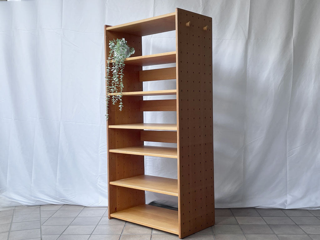 フォルミオ Formio トールシェルフ オープンシェルフ SHELF 1440 KF-11 フック 追加天板付き 本棚 GKデザイン ブナ材 北欧 デンマーク 参考価格約17万円 廃番  中古品 買い取りしました。