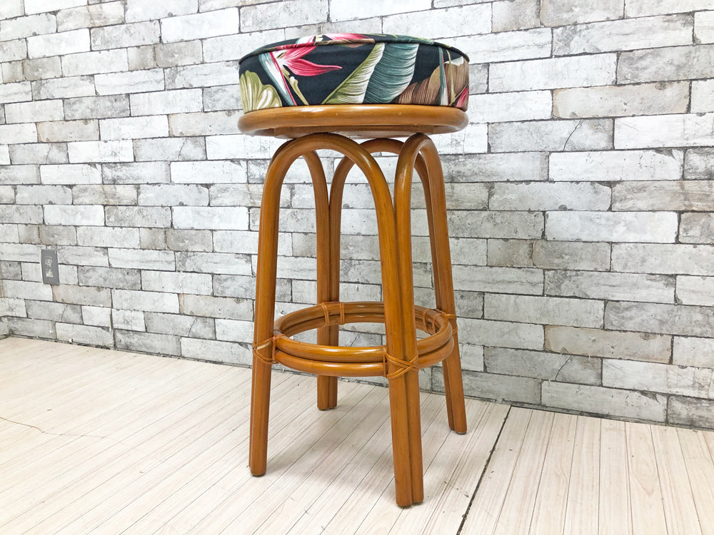 マータク MARTAC カウンタースツール ハイスツール ラタン 籐 ハワイアン リゾートスタイル 中古品 買い取りしました。