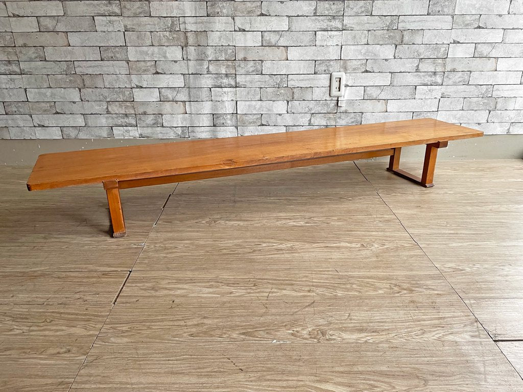ジャパンビンテージ カバ無垢材 裁ち板 作業台 座卓 w181 古道具 中古品 買い取りしました。