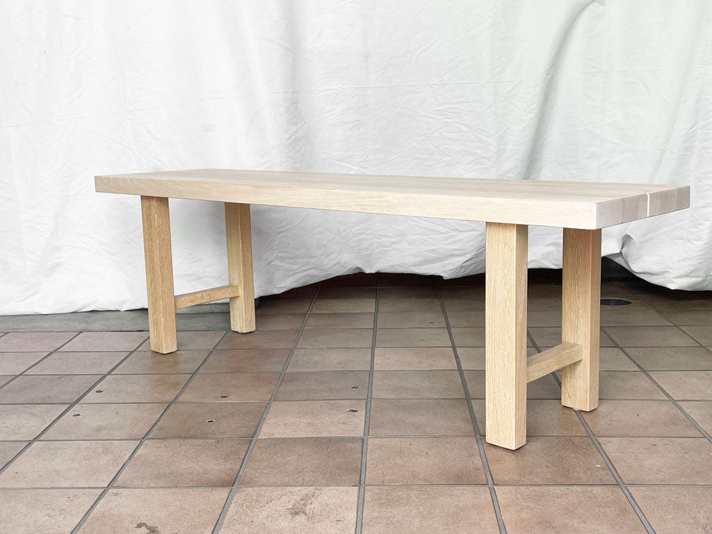 アクタス ACTUS スローハウス SLOW HOUSE ジャルビ JARVI ベンチ オーク無垢材 W135cm 中古品 買い取りしました。