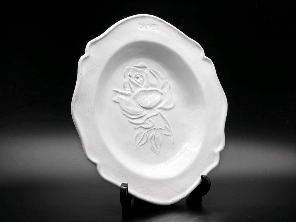 アスティエ・ド・ヴィラット Astier de Villatte フルール Fleurs スーププレート AMOUR 27cm ナタリー・レテ フランス シャビーシック 中古品 買い取りしました。