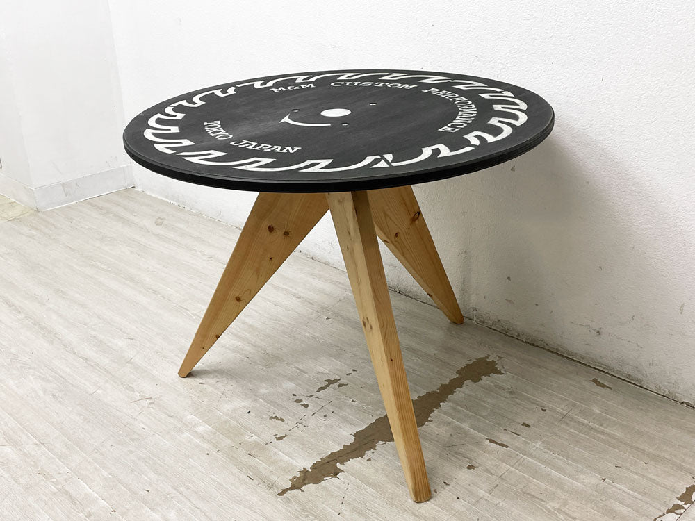 エムアンドエムファニチャー M&M FURNITURE 丸テーブル 大 MARU TABLE L チップソー 作業テーブル キャンプテーブル 中古品 買い取りしました。