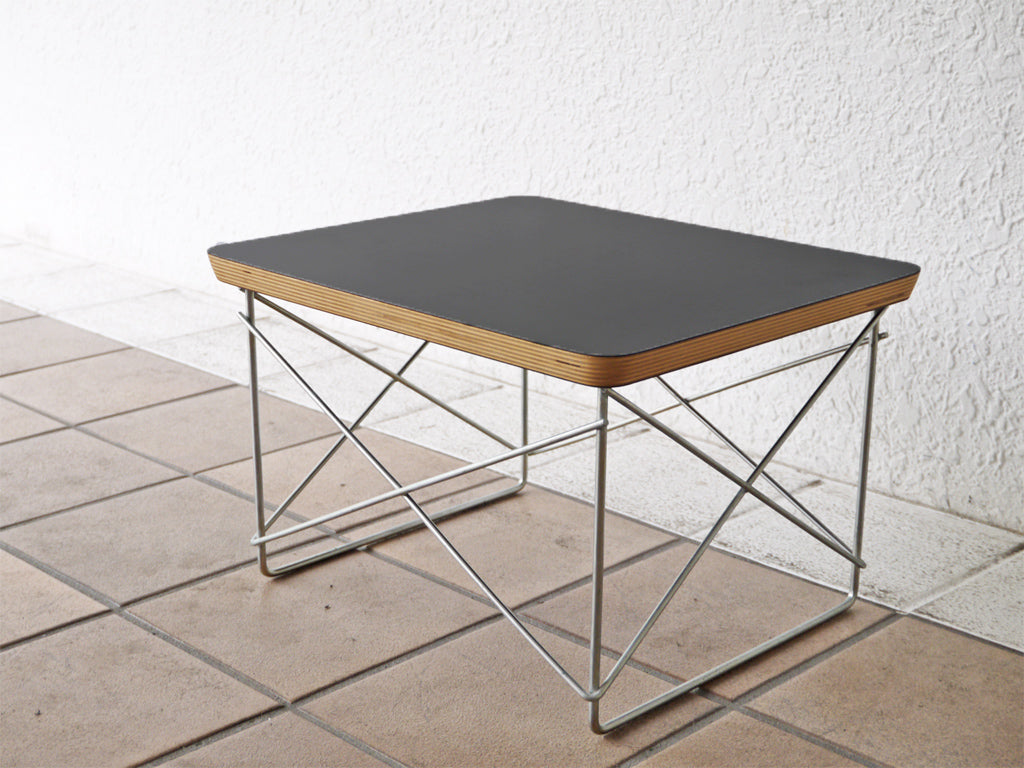 ハーマンミラー Herman Miller LTRT イームズ ワイヤーベース ローテーブル ブラック ミッドセンチュリー 中古品 買い取りしました。
