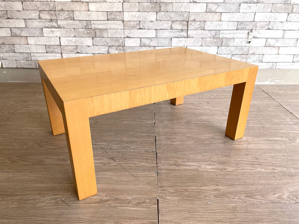 インターデコール INTER DECOR 現 カッシーナイクスシー Cassina IXC. マトリクス MATRIX ローテーブル センターテーブル ビーチ材 W90cm モダン ミニマル 中古品 買い取りしました。