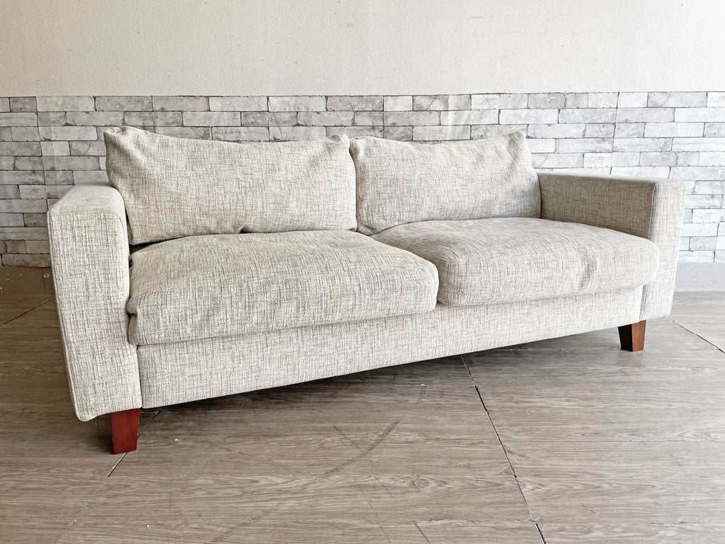 アクメファニチャー ACME Furniture ジェティ フェザーソファ JETTY Feather SOFA 2シーター ファブリック ベージュ系 ミッドセンチュリー USビンテージスタイル 中古品 買い取りしました。