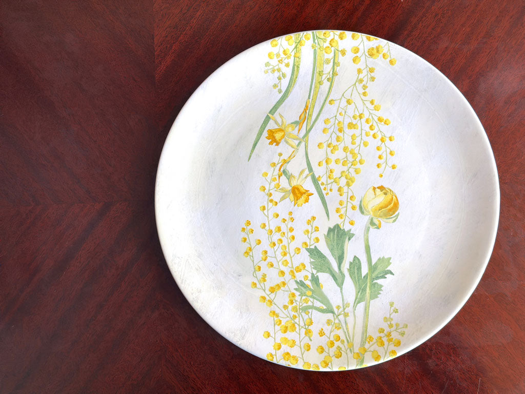 ジアン GIEN ミモザ Mimosa プレート 31cm フランス 中古品 買い取りしました。