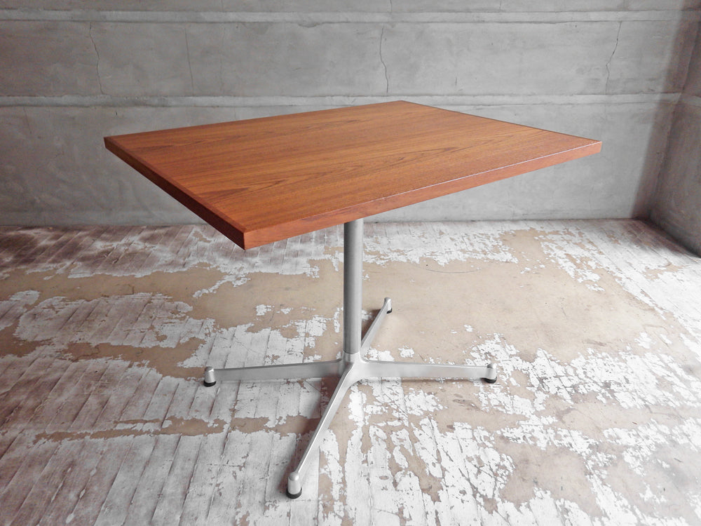 グリニッチ greeniche オリジナルテーブル original table カフェテーブル チーク材 Xレッグ W80 定価42,900円 中古品 買い取りしました。