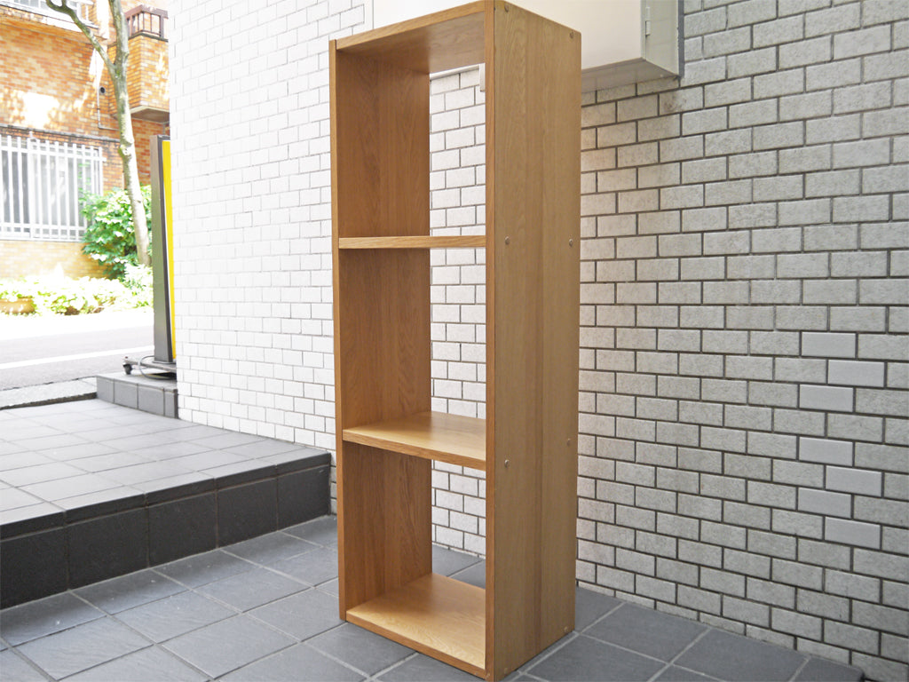 無印良品 MUJI スタッキングシェルフ 1列3段 オーク材 ナチュラル シンプルデザイン　中古品 買い取りしました。