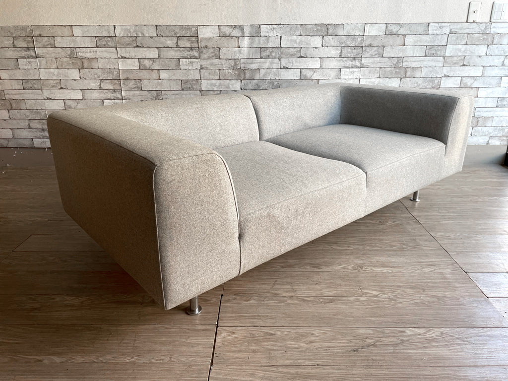 タイムアンドスタイル TIME ＆ STYLE ブレス BREATH ソファ 2人掛け ファブリック モダンデザイン グレー 現状品 買い取りしました。