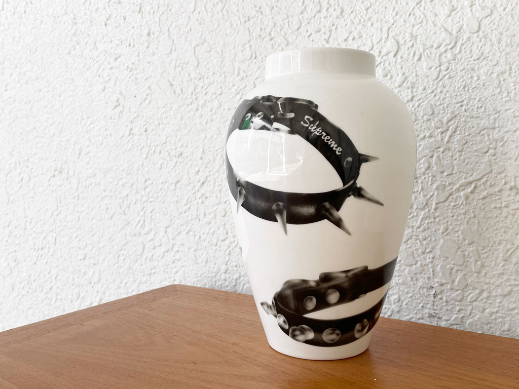 シュプリーム Supreme studded collars vase 花瓶 壺 フラワーベース ホワイト 20AW 中古品 買い取りしました。