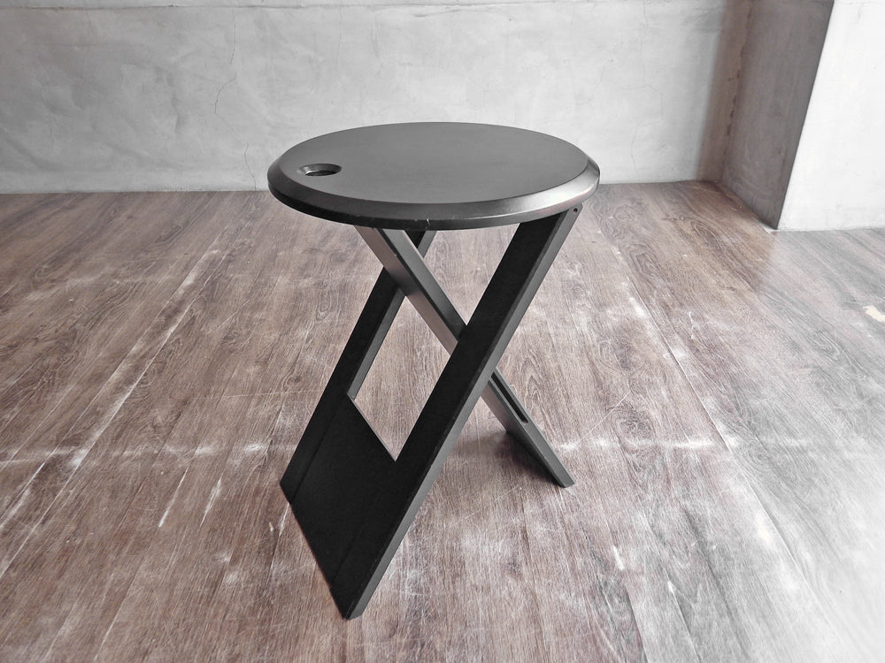 スージースツール Suzy Stool ブラック エイドリアン・リード ADRIAN REED フォールディングスツール ポストモダン ビンテージ Vintage 80's 中古品 買い取りしました。