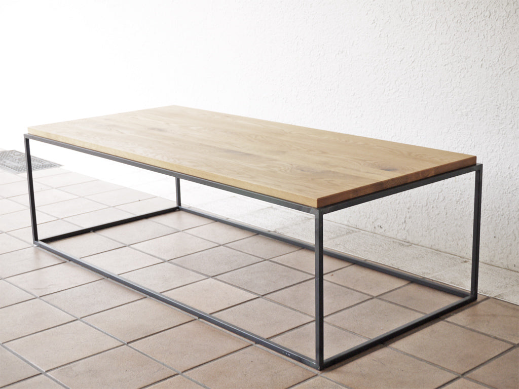 イデー IDEE フレイム テーブル ホワイトオーク トップ FRAME TABLE 1200 White Oak Top ローテーブル 定価\121,000-  中古品 買い取りしました。