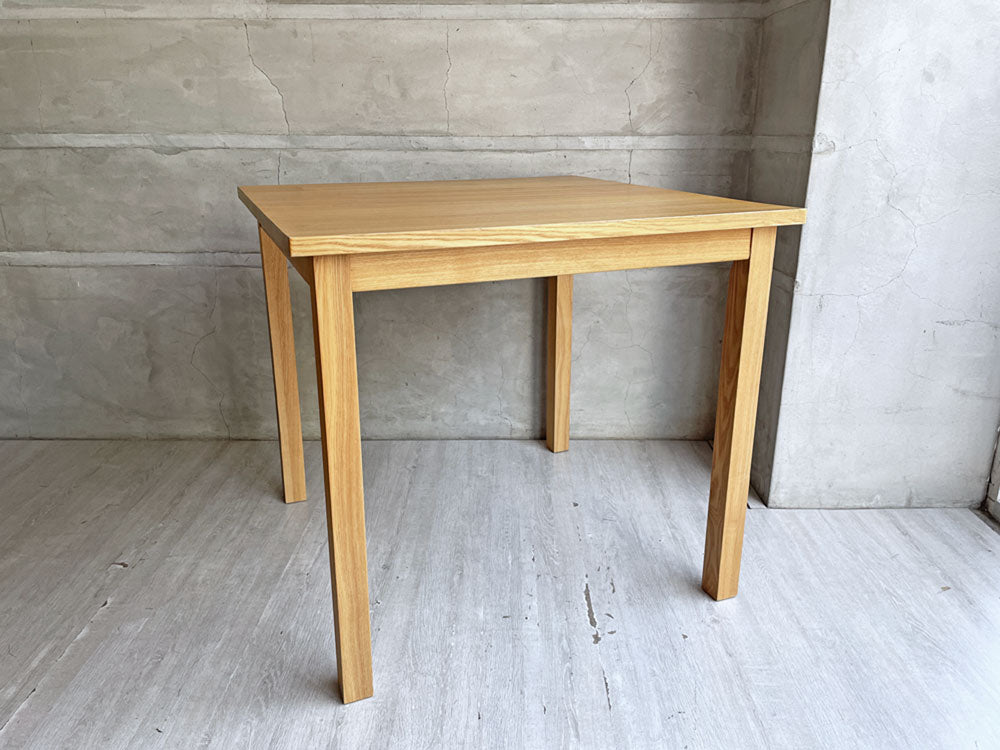 無印良品 MUJI ダイニングテーブル タモ材 無垢集成材 80×80cm ナチュラルスタイル 廃番 中古品 買い取りしました。
