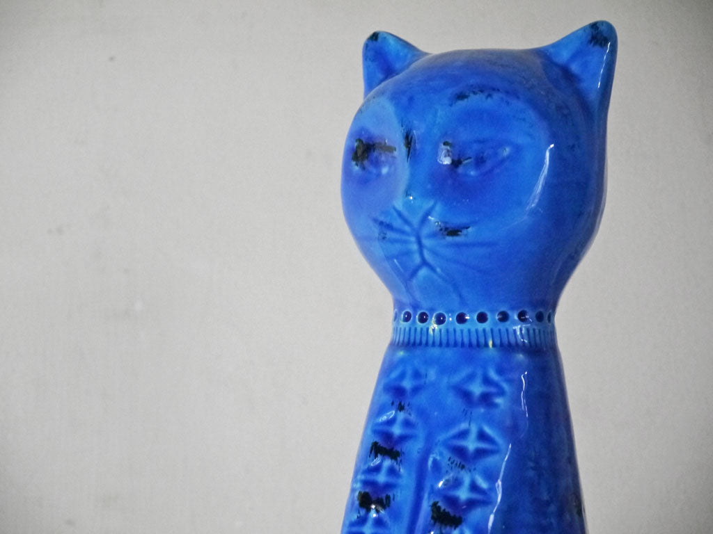 ビトッシ BITOSSI リミニブルー Rimini Blu No.123 Cat ネコ オブジェ H34cmイタリア 中古品 買い取りしました。