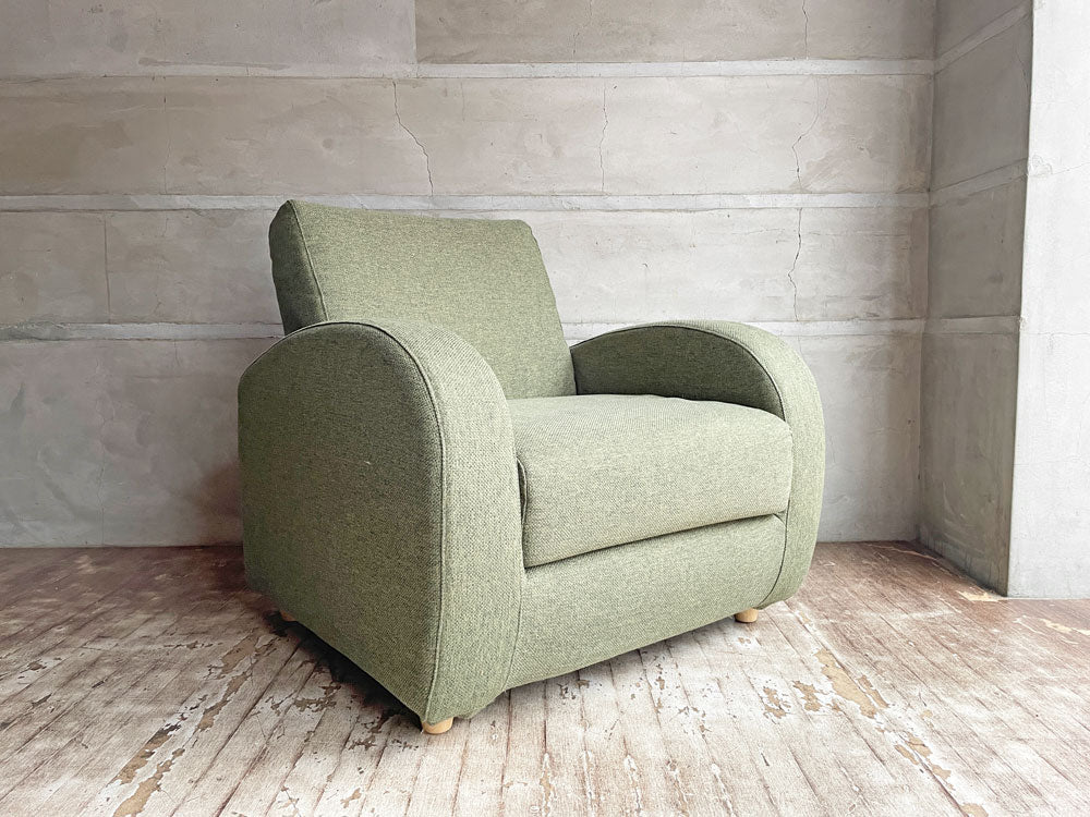 モモナチュラル Momo Natural ニモ NIMO カバーリング ソファ 1人掛け ファブリック グリーン ナチュラルスタイル 中古品 買い取りしました。