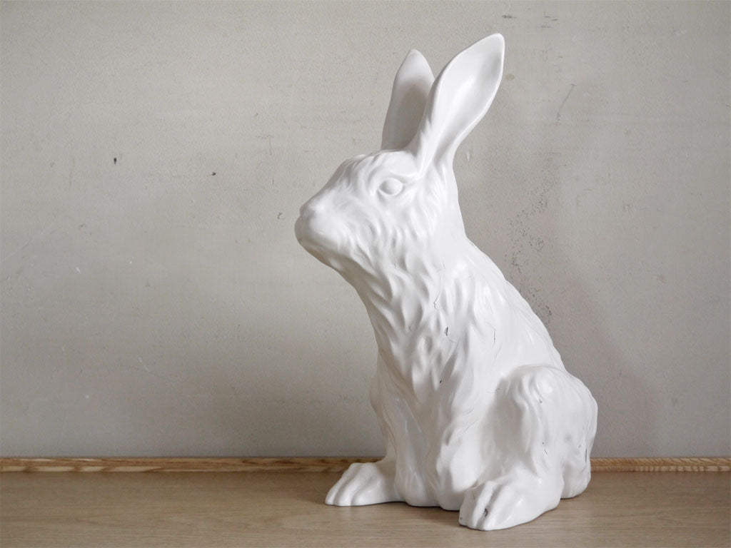 ゲルチョップ GELCHOP Wood land series ホワイトラビット WHITE RABBIT FRP オブジェ 中古品 買い取りしました。