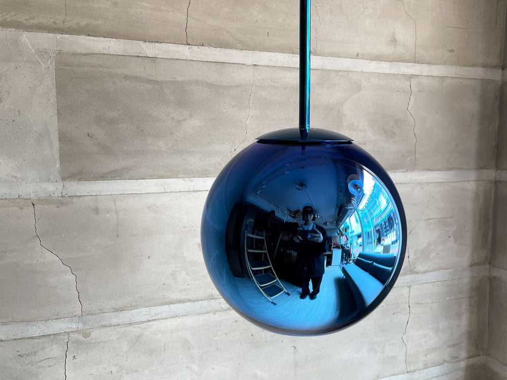 トムディクソン Tom Dixon コッパー ラウンドペンダントライト 25 Copper Round Pendant 25 箱付 定価75,000円 ブルー 廃盤 展示品 中古品 買い取りしました。