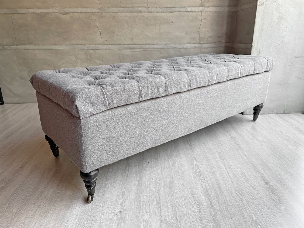 ノーブルハウス Noble House ジャスミン Jasimine Storage Ottoman ストレージベンチ ブランケットボックス ミックスグレー オットマン 中古品 買い取りしました。