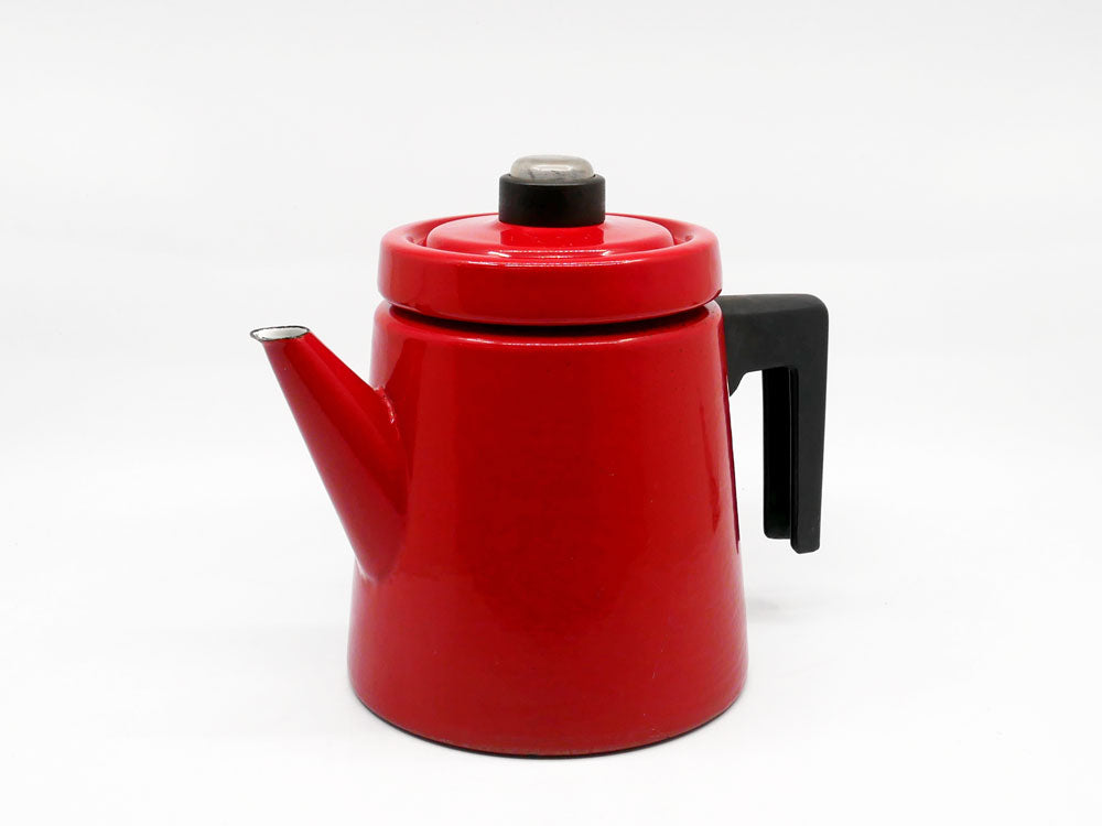 フィネル FINEL コーヒーポット 1.5L Lサイズ レッド エナメル ホーロー アンティ・ヌルメスニエミ 60s ビンテージ 北欧 希少  中古品 買い取りしました。