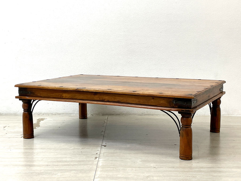 アジアンビンテージ Asian Vintage 無垢材 ローテーブル センターテーブル 中古品 買い取りしました。