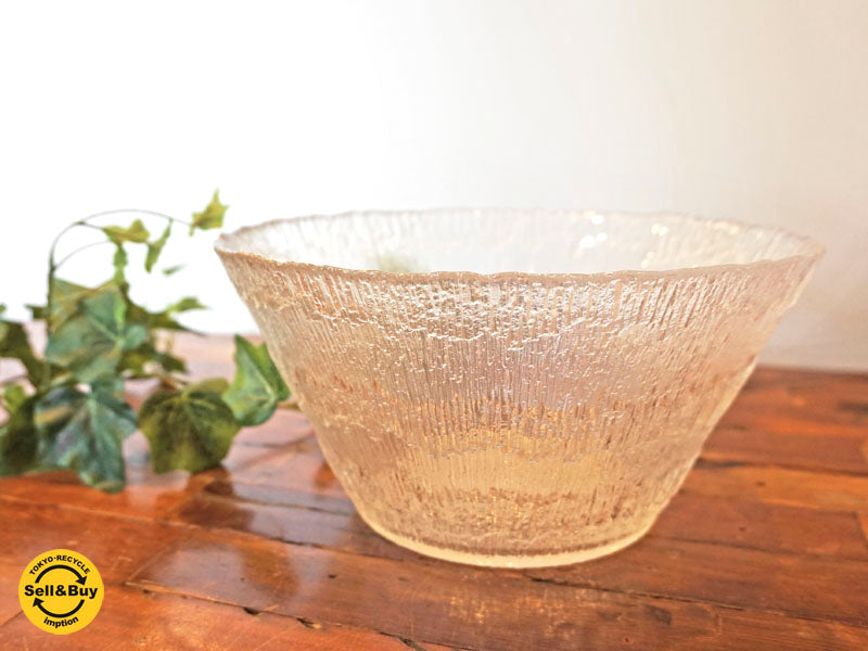 イッタラ Iittala ソラリス SOLARIS ガラスボウル ビンテージ タピオ・ヴィルカラ 中古品 買い取りしました。祖師ヶ谷大蔵店 出張買取もお任せ下さい。