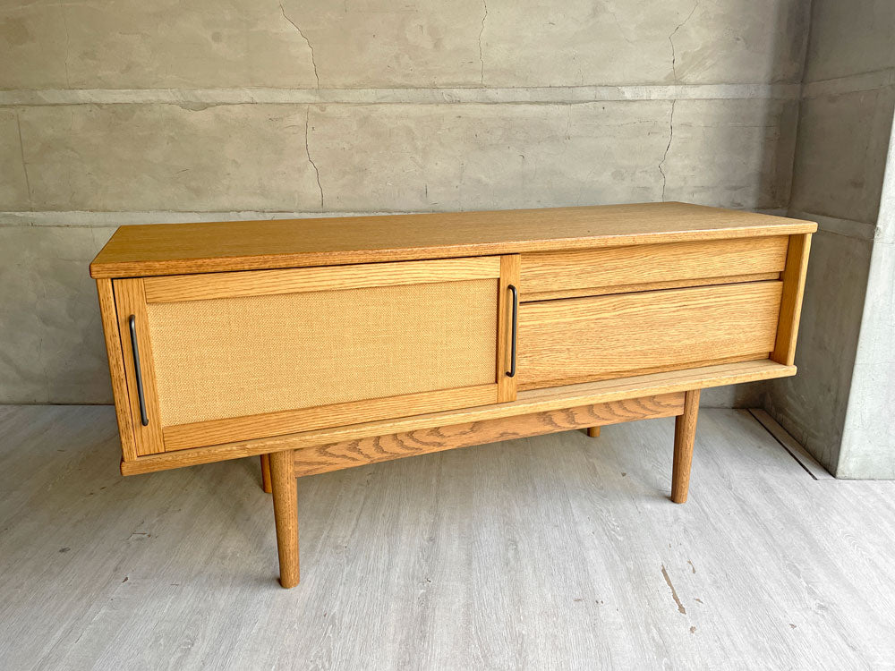 モモナチュラル MOMO Natural ベント VENT AVボード オーク材 木扉 ナチュラル W120cm 定価68,000円 中古品 買い取りしました。