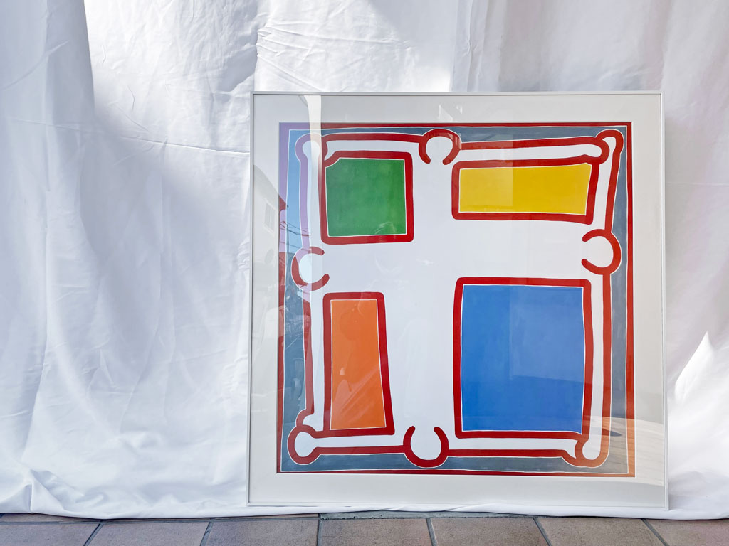 キース・ヘリング Keith Haring ポスター Untitled No. 6 1988 ストリートアート ポップアート 額装品 中古品 買い取りしました。