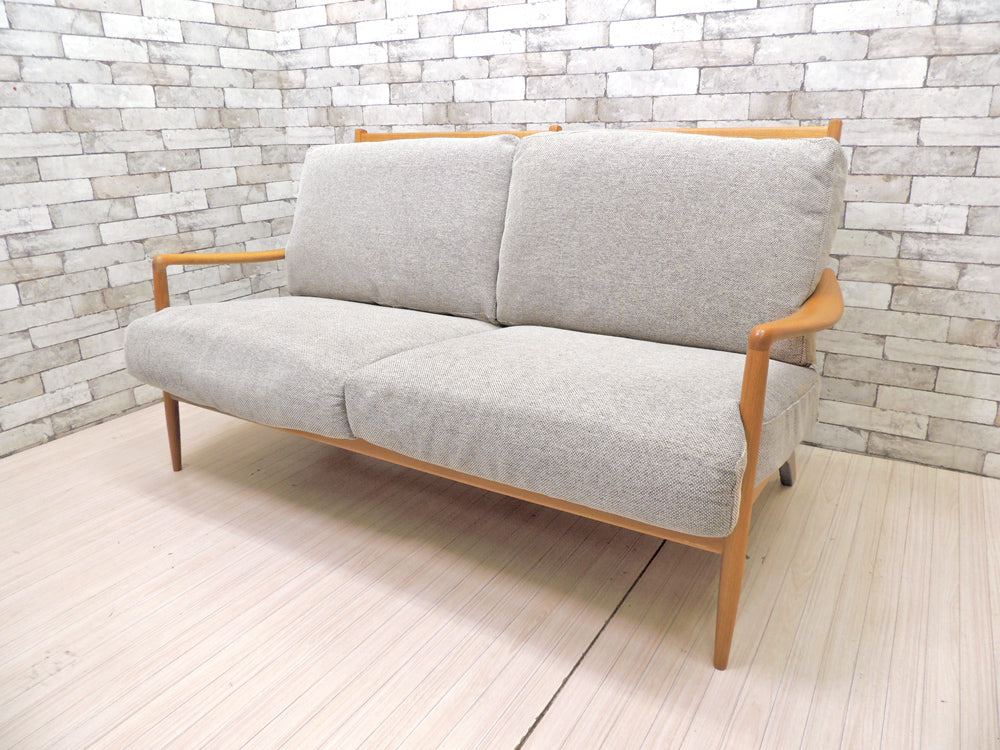飛騨産業 HIDA キツツキマーク ヴィオラ VIOLA ソファ 2P WN101W オーク材   中古品 買い取りしました。