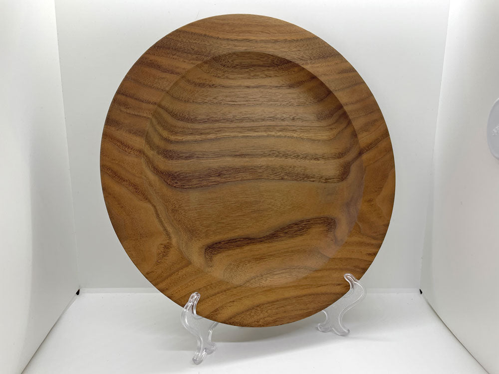 盛永省治 Shoji.M リムプレート ウォールナット Φ28cm 現代作家 A 中古品 買い取りしました。