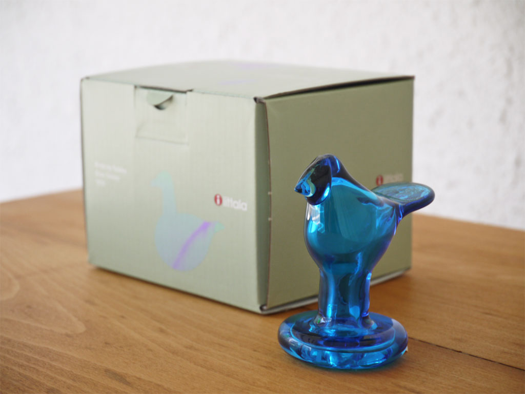 イッタラ iittala Birds by Toikka シエッポ 脚付き Sieppo ターコイズｘスカイブルー オイバ・トイッカ イッタラバード 箱付 SCOPE 中古品 買い取りしました。