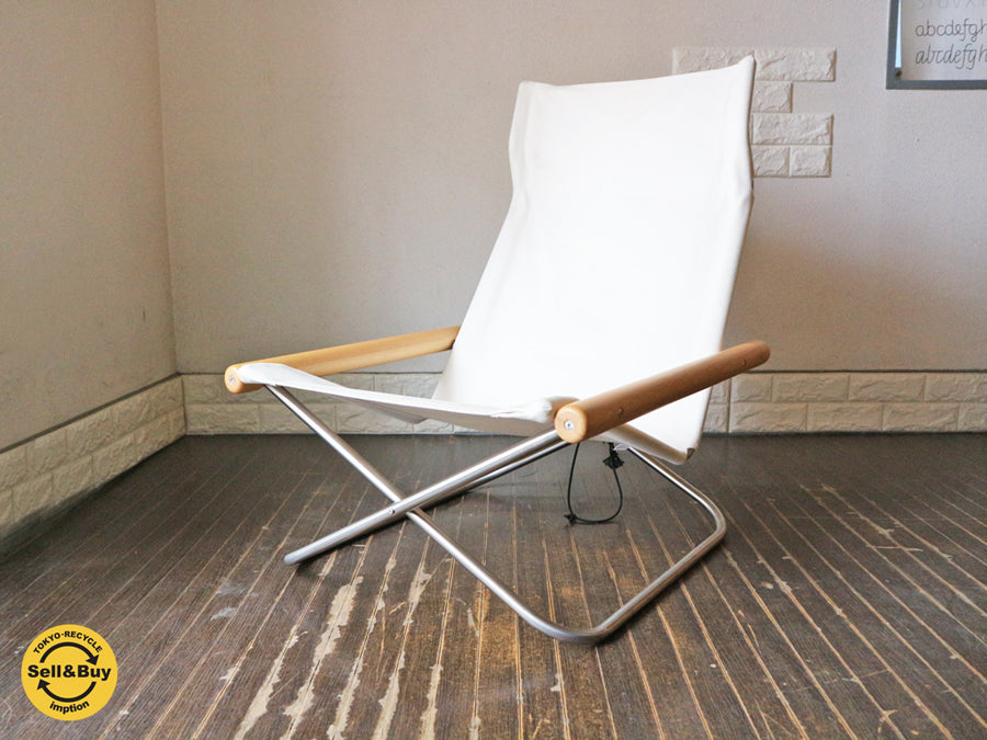 ニーチェア Nychair X アイボリー 折畳み椅子 新居猛 デザイン ～無駄のない美しさ～ 【 買取と販売とレンタルのお店 】