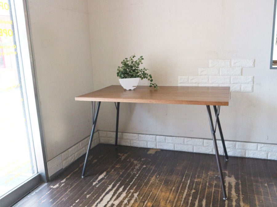 ジャーナルスタンダードファニチャー journal standard Furniture サンク SENS ダイニングテーブル オーク材×アイアン  ～海外のCafeを彷彿とさせるデザイン。～