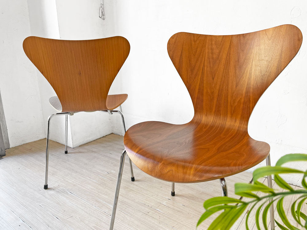 フリッツハンセン Fritz Hansen セブンチェア Seven Chair ナチュラルウォールナッツ アルネヤコブセン Arne Jacobsen ウォールナット材 北欧家具 2脚 中古品 買い取りしました。
