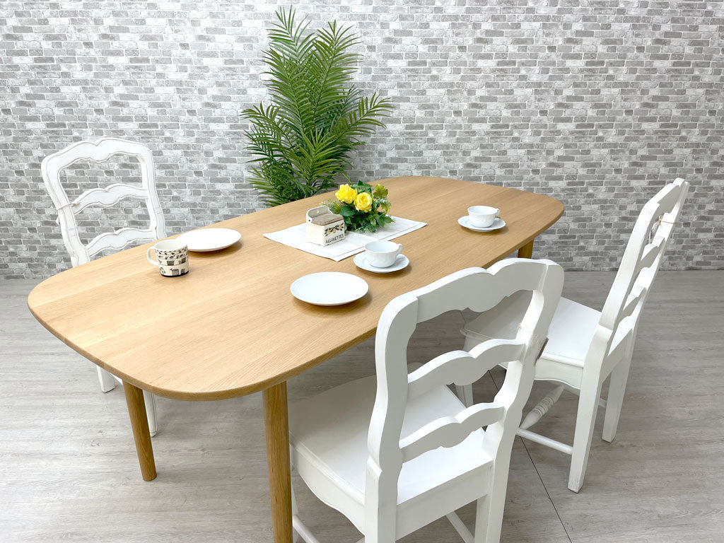 アクタス ACTUS × 深澤直人 × マルニ木工 MARUNI アオヤマ ダイニングテーブル AOYAMA DINING TABLE オーク無垢材 W180cm 定価￥326,700- ～自然な曲線に拘った深澤直人の食卓デザイン～