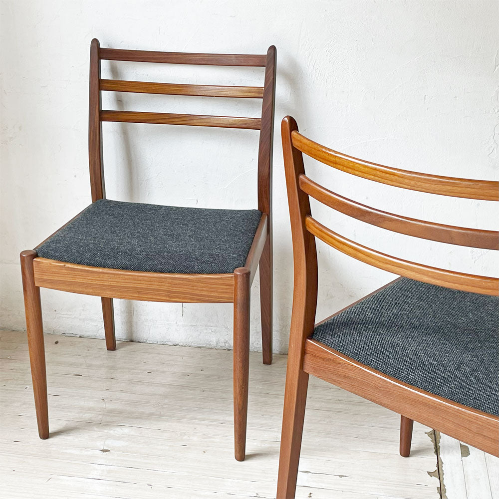 【下北沢店】エベネゼルグーム Ebenezer Gomme ジープラン G-PLAN チーク材 ダイニングチェア Victor Wilkins 英国 UKビンテージ 計2脚 買取させていただきました。