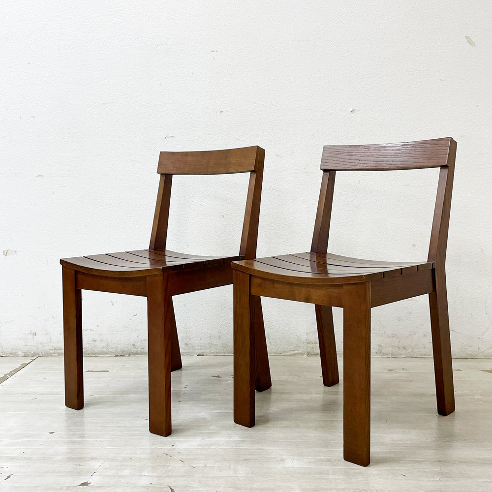 【祖師ヶ谷大蔵店】ウニコ unico ストラーダ イクス STRADA-X ダイニングチェア アッシュ材 ダークブラウン ナチュラルデザイン 買取させていただきました。