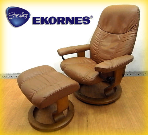 北欧最大規模を誇るノルウェー EKORNES / エコーネス 社のエグゼクティブの為の最適な休息を約束するリクライニングチェアの元祖 ストレスレス 『 Diplomat / ディプロマット 』 入荷！！