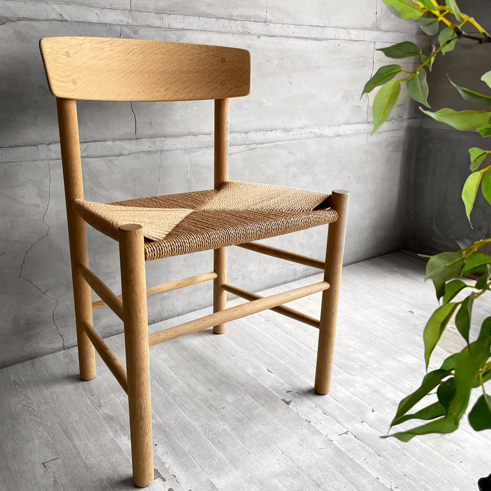 【学芸大学店】FDBモブラー FDB Mobler J39 シェーカーチェア オーク材 ソープ仕上げ ボーエ・モーエンセン Børge Mogensen デンマーク ビンテージ 北欧 ペーパーコード張替え済み ♪ 買取させていただきました。