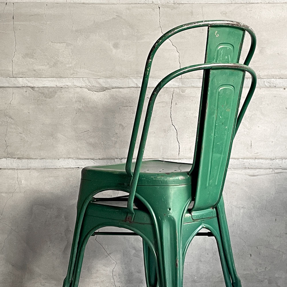 トリックス TOLIX ビンテージ エーチェア A-chair ダイニングチェア スタッキングチェア グリーン グザビエ・ポシャール Xavier Pauchard フランス 50's 希少 ～実はこれ名作でした～