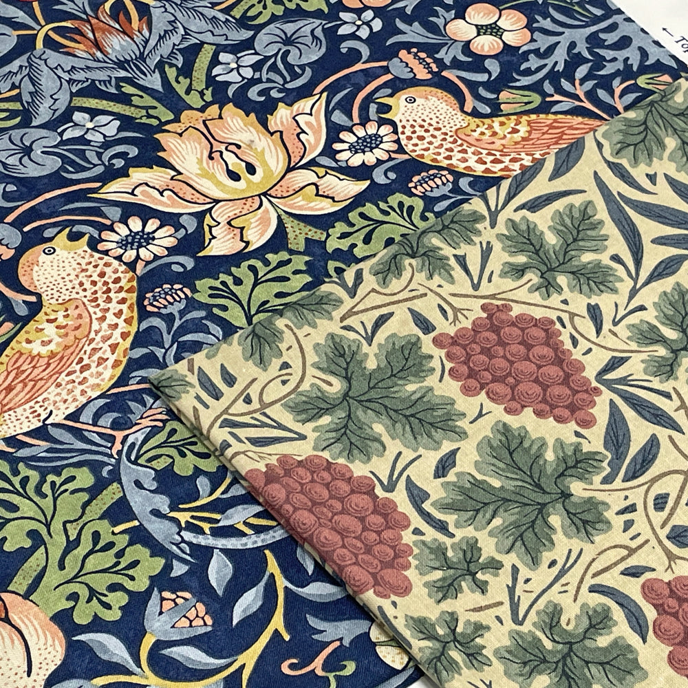 【祖師ヶ谷大蔵店】サンダーソン Sanderson ファブリック 生地 ヴァイン Vine ＆ ストロベリーシーフ Strawberry Thief ウィリアムモリス William Morris 買取させていただきました。